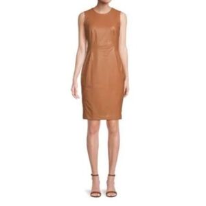 Calvin Klein Vegan Leather Dress